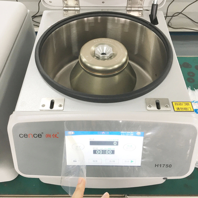 Cence เครื่อง centrifuge refrigerated H1750R centrifuge ความเร็วสูงที่มีสวิง rotor มุม rotor rotor capillary มี