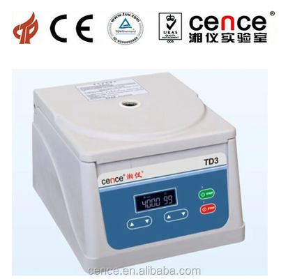 TD3 Tabletop Low Speed Medical Centrifuge Machine ความเร็วสูงสุด 4000 รอบต่อนาที