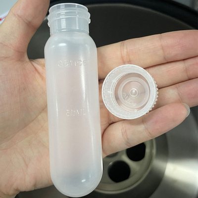 PP PPCO วัสดุหลอดเซ็นทริฟิวเจอร์ทับกับปิดหมวก 50 ml ทับความเร็วสูง Max RCF 50000xg