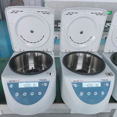 Cence TDZ4K โต๊ะอัตราความเร็วต่ําเซ็นทริฟิวเกอร์ 4000 รอบ / นาที 2200xg