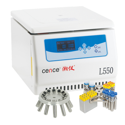 L550 เซ็นทริฟิวเจอร์ความเร็วต่ํา 5500r/min 4x500ml ความจุในการแยกเลือด