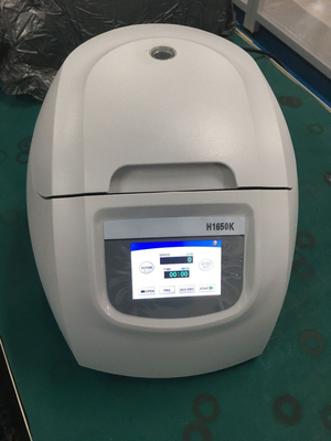 H1650K เซ็นทริฟิวเจอร์ห้องปฏิบัติการ 16500 r/min ความเร็วสูงสุด 12x5ml ความจุ