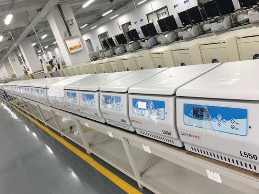 L550 เครื่องเซนต์เซนต์ห้องปฏิบัติการ 5310xg แม็กซ์ RCF 4x500ml ความจุ เสียงต่ํา < 65dB ((A) เครื่องเซนต์เซนต์เซนต์เซนต์บนโต๊ะ ความเร็วต่ํา