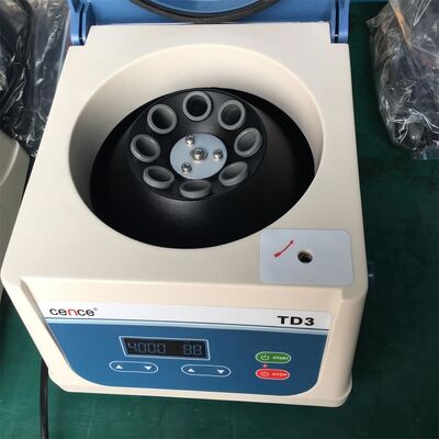 เครื่องระบายศูนย์กลาง PRF พกพาที่มีความเร็ว 4000 รอบต่อนาที และ 1980xg Max RCF สําหรับการใช้ในห้องปฏิบัติการ