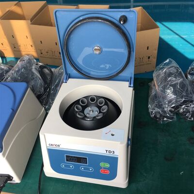 เครื่องระบายศูนย์กลาง PRF พกพาที่มีความเร็ว 4000 รอบต่อนาที และ 1980xg Max RCF สําหรับการใช้ในห้องปฏิบัติการ