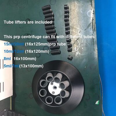 เครื่องระบายศูนย์กลาง PRF พกพาที่มีความเร็ว 4000 รอบต่อนาที และ 1980xg Max RCF สําหรับการใช้ในห้องปฏิบัติการ