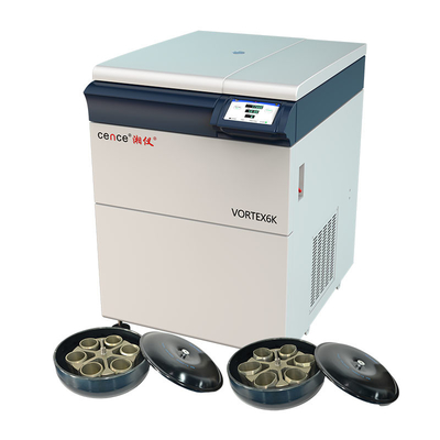 VORTEX 6K เครื่องหมุนเหวี่ยงแยกเลือดความเร็วต่ำ 6000r / นาทีพร้อมสวิงโรเตอร์ 6x1000ml