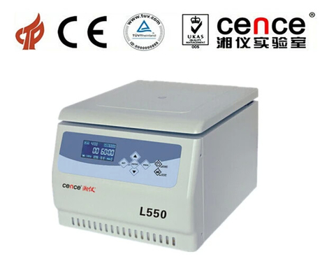 เครื่องหลอมศูนย์กลางทางการแพทย์ความเร็วต่ํา L550 พร้อมการควบคุมไมโครโปรเซสเซอร์