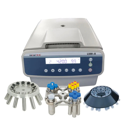เบนช็อปห้องปฏิบัติการ เครื่อง centrifuge เลือดแนวราบ กับ Swing Out Bucket Rotor